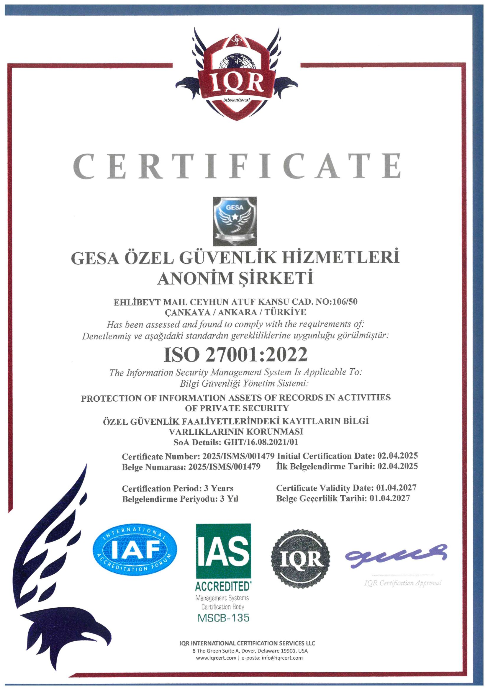 Bilgi Güvenliği Yönetim Sistemi