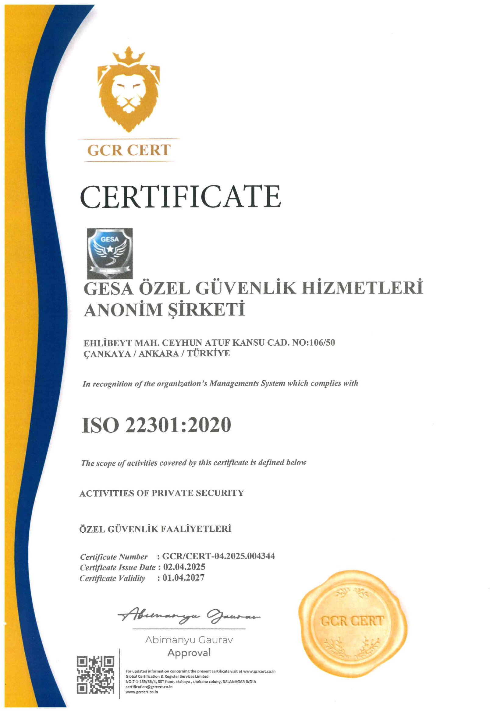 İş Sürekliliği Yönetim Sistemi